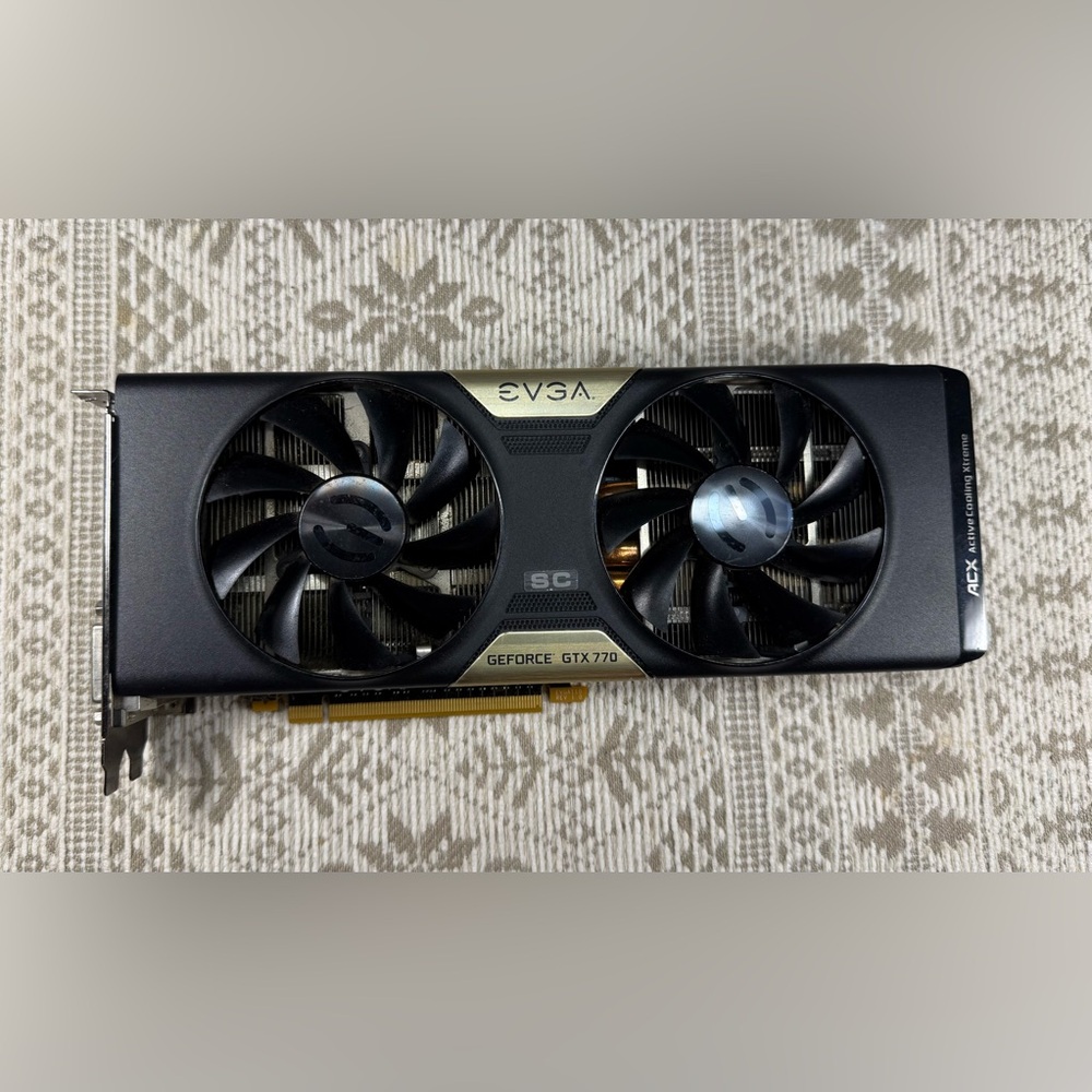 EVGA GeForce GTX 770 Superclocked (SC) ACX – 2GB GDDR5 Graphics Card.Tested.